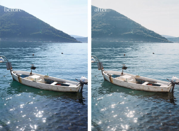 Lightroom preset for mobile