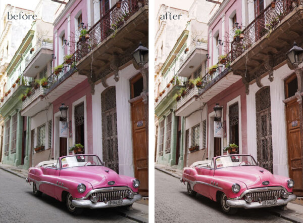 Lightroom preset for mobile