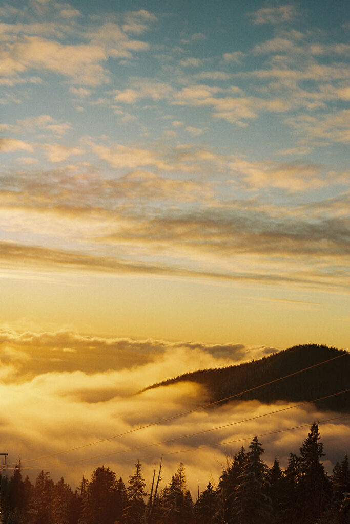 Sunset on Cypress Mountain