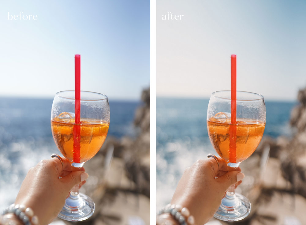 Lightroom preset for mobile