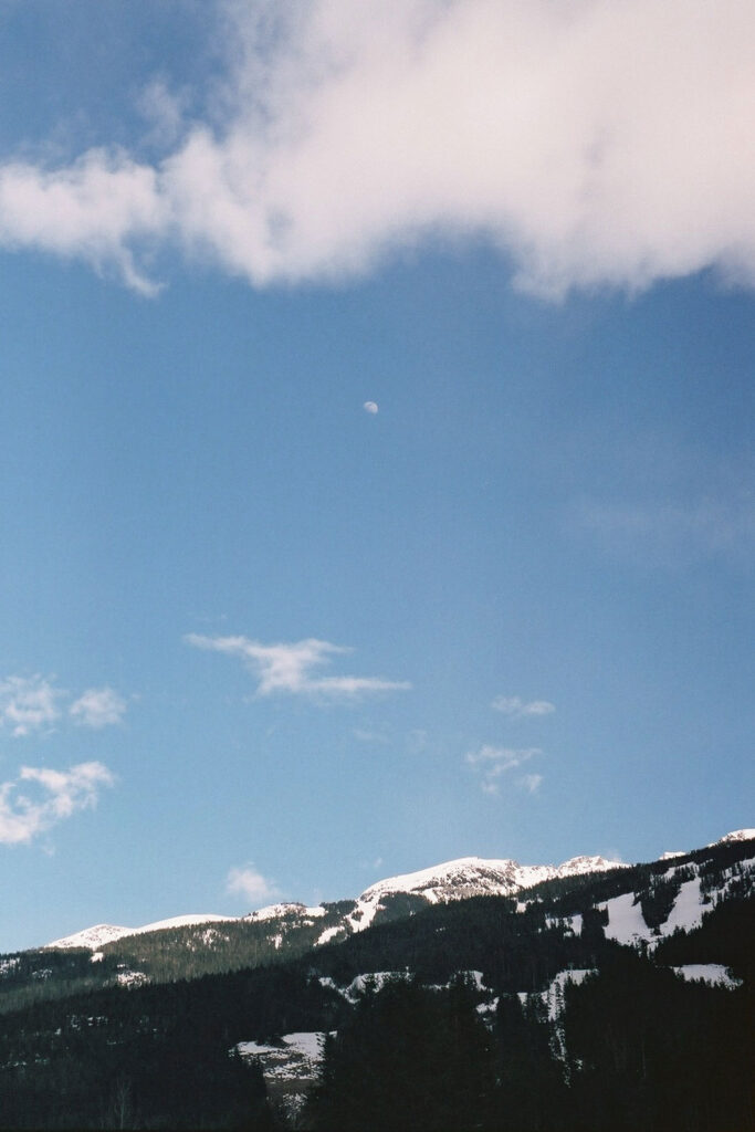 Moon film photo
