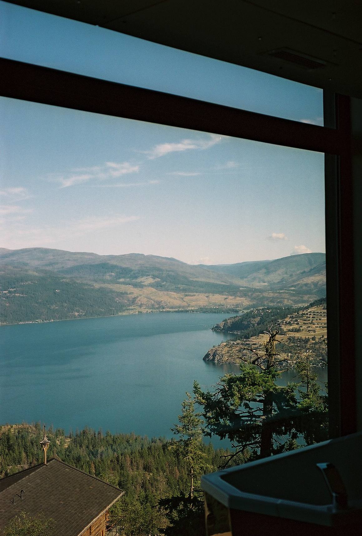 View from Sparkling Hill Resort of the Okanagan Lake