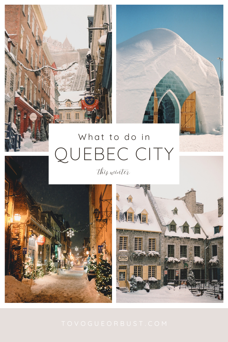 Quebec City winter travel guide