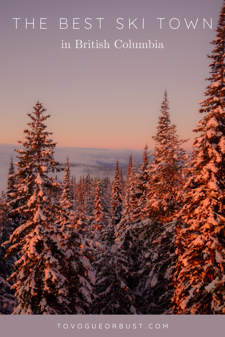 Silver Star Mountain Resort ski resort in British Columbia Canada