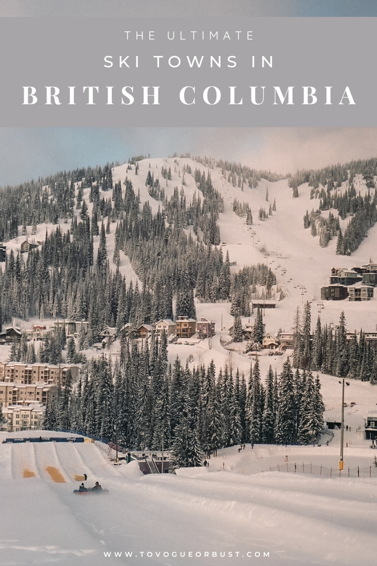 Silver Star Mountain Resort ski resort in British Columbia Canada